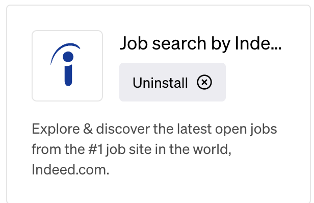 Job search by Indeedプラグインのインストール