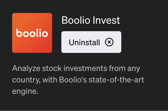 Boolio Investプラグインのインストール